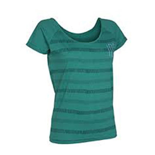 ION Bike Tee SS Button Womens River Green